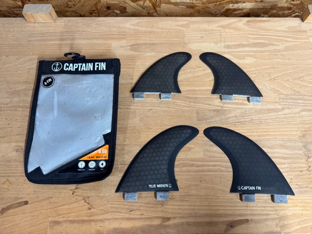 サーフィン・ボディボード Captain fin Tyler Warren quad fin
