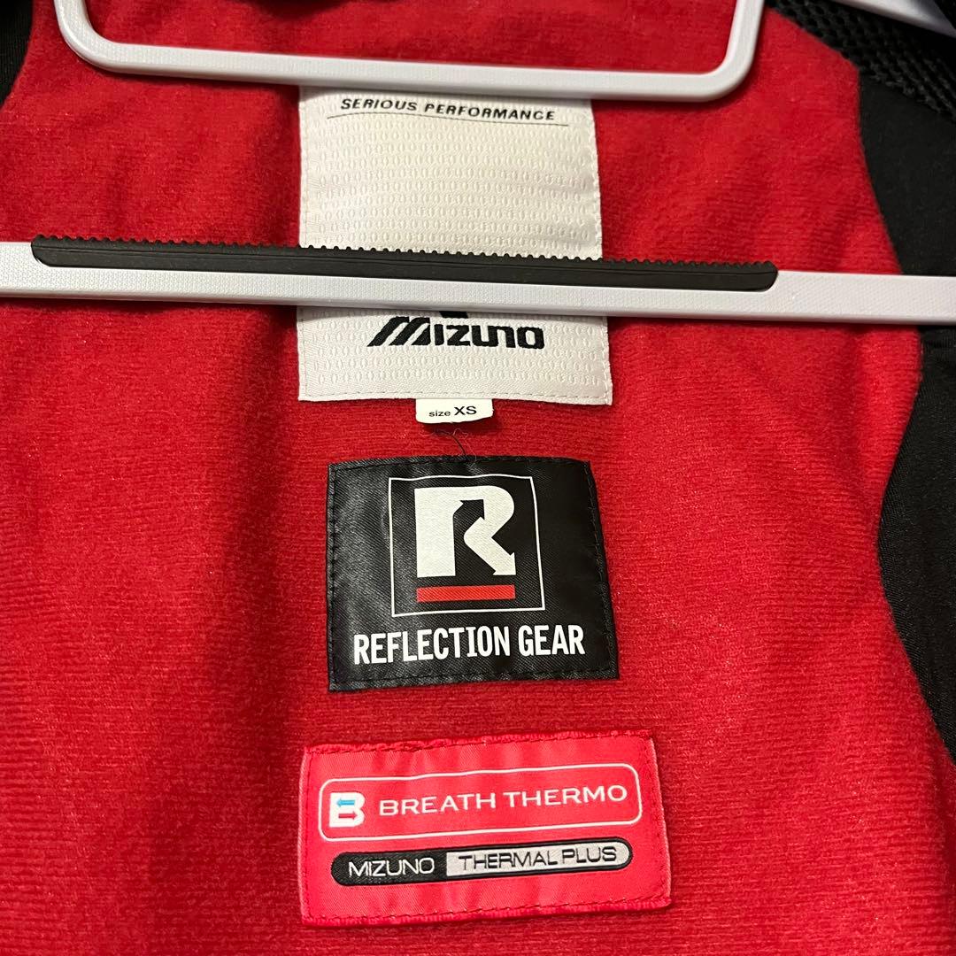 【訳あり】Mizuno スキーウェア 青/ストライプ セットアップ