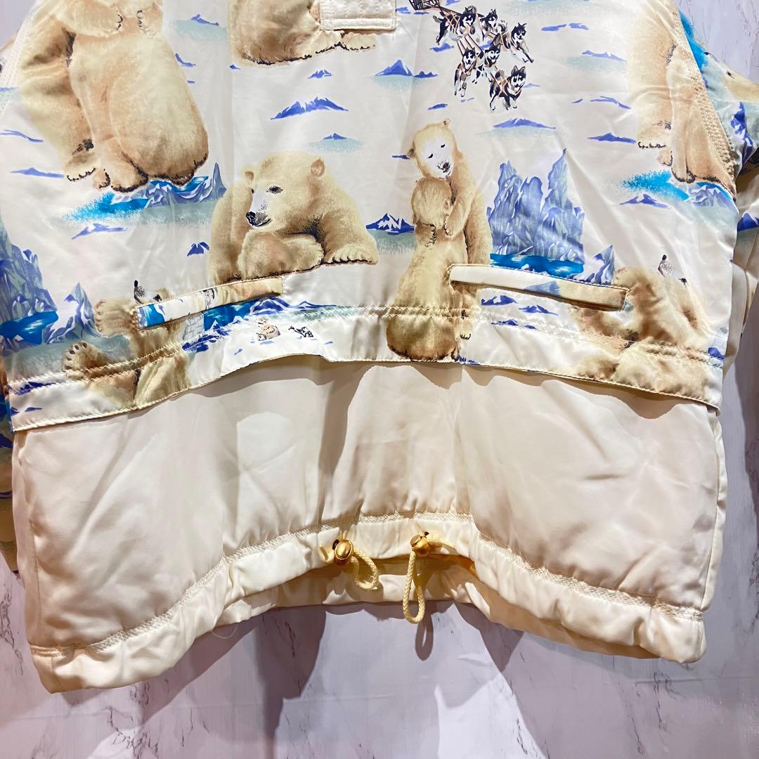 KENSHOABE SPORTS スキーウェア セットアップ　アニマル　白熊