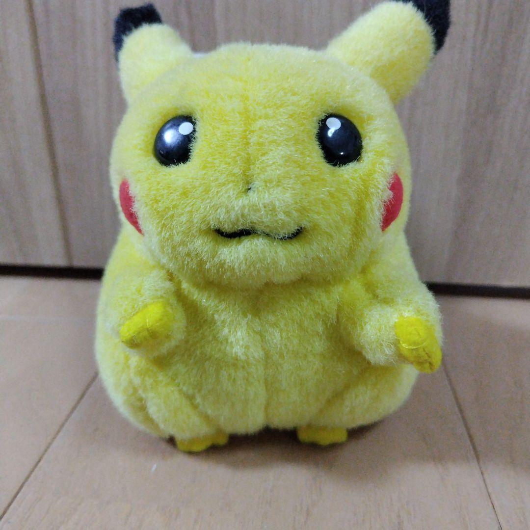 初期　ピカチュウ　ぬいぐるみ　レトロ　トミー　おなかを押すと鳴く