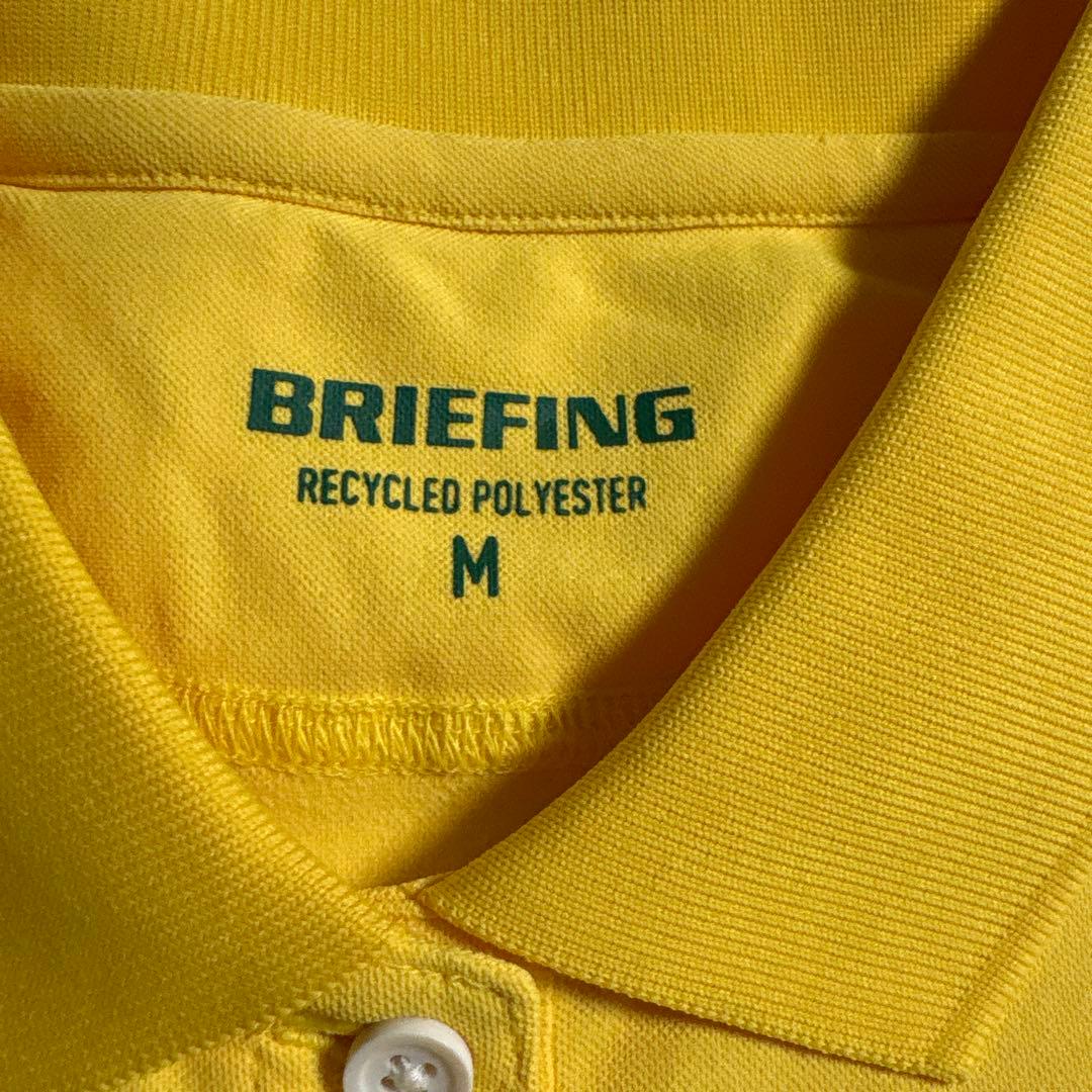 BRIEFING イエロー シャツ Mサイズ