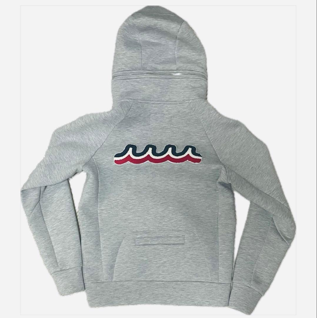 ムータ　マリン　ボンディングパーカー　グレー　Sサイズ　ゴルフ　メンズ　ロゴ