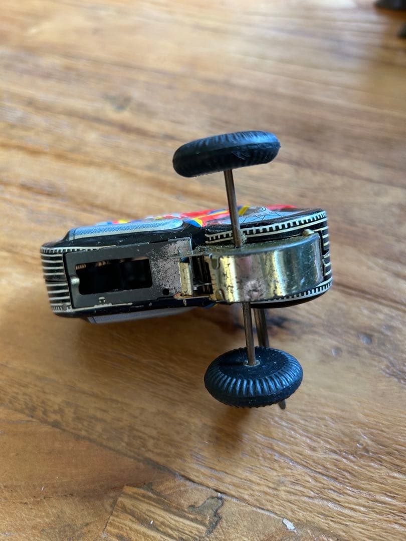 AOKI TOY サーカス オートバイ ゼンマイ ブリキ　昭和レトロ　日本製