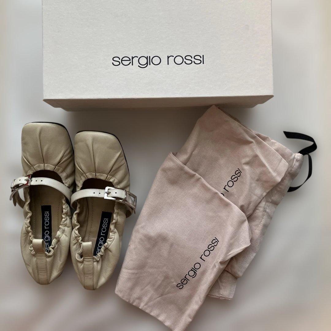 sergio rossi バレエシューズ　38