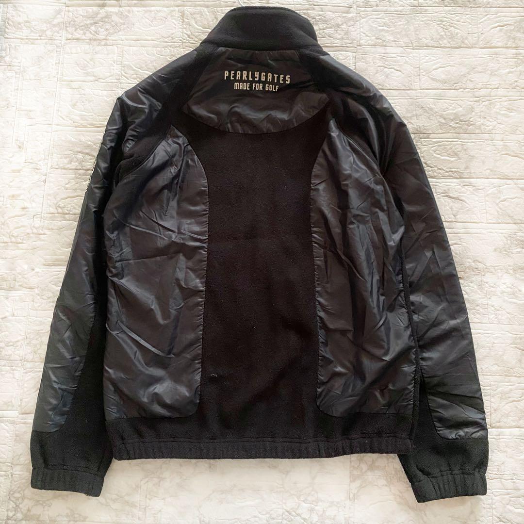 パーリーゲイツ　ジャケット　ブルゾン　ボア　フリース　POLARTECH 黒　2