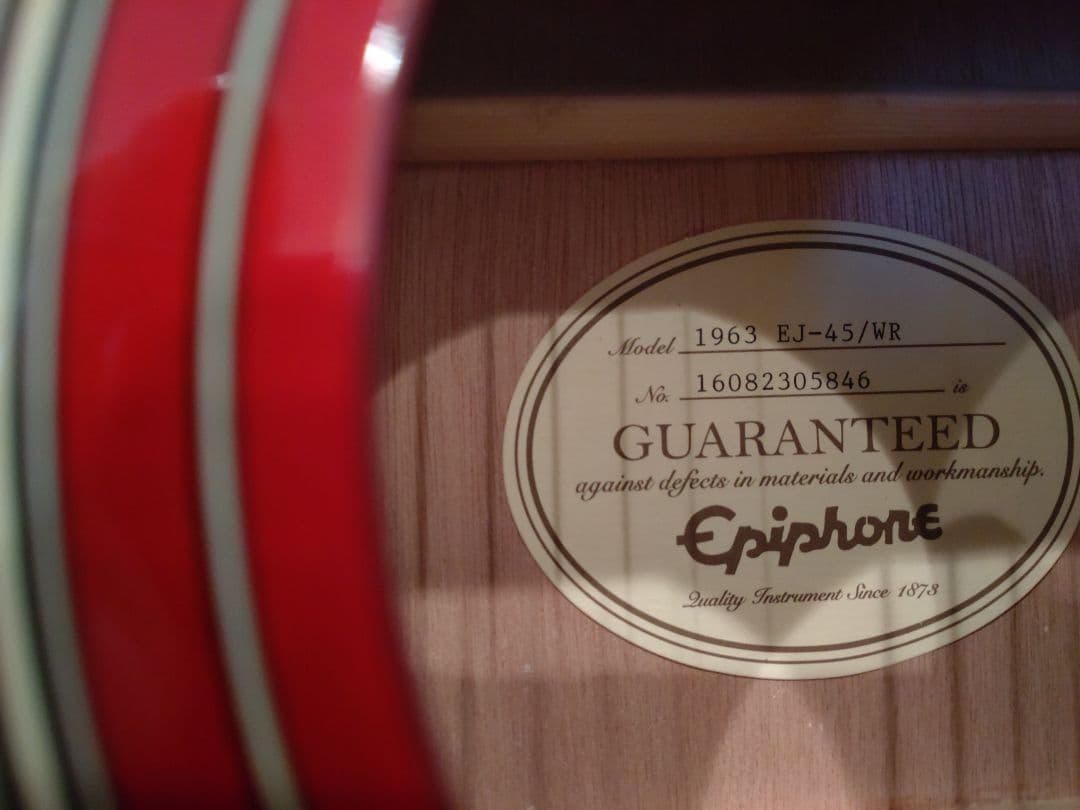 Epiphone 1963 EJ-45/WR アコースティックギター