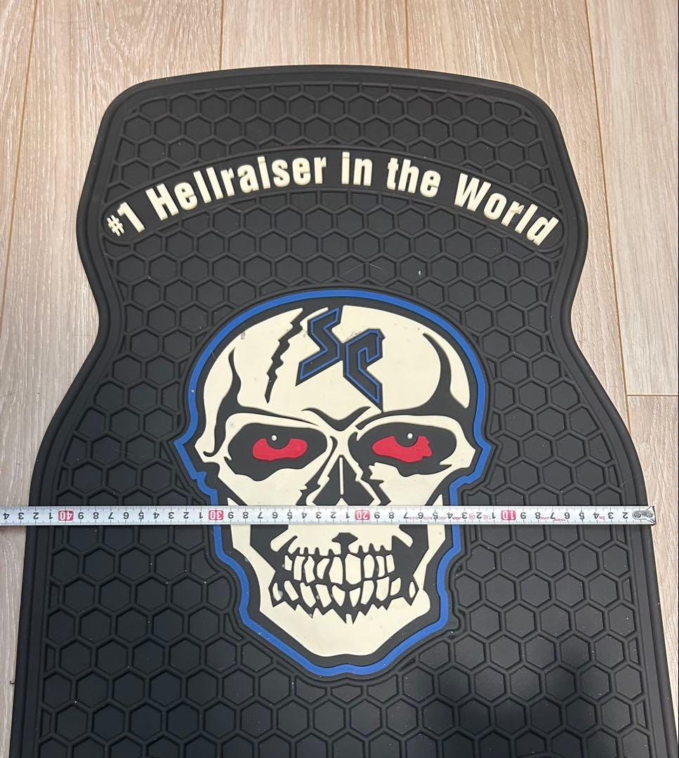 WWF ストーンコールド カーフロアマット Austin 3:16