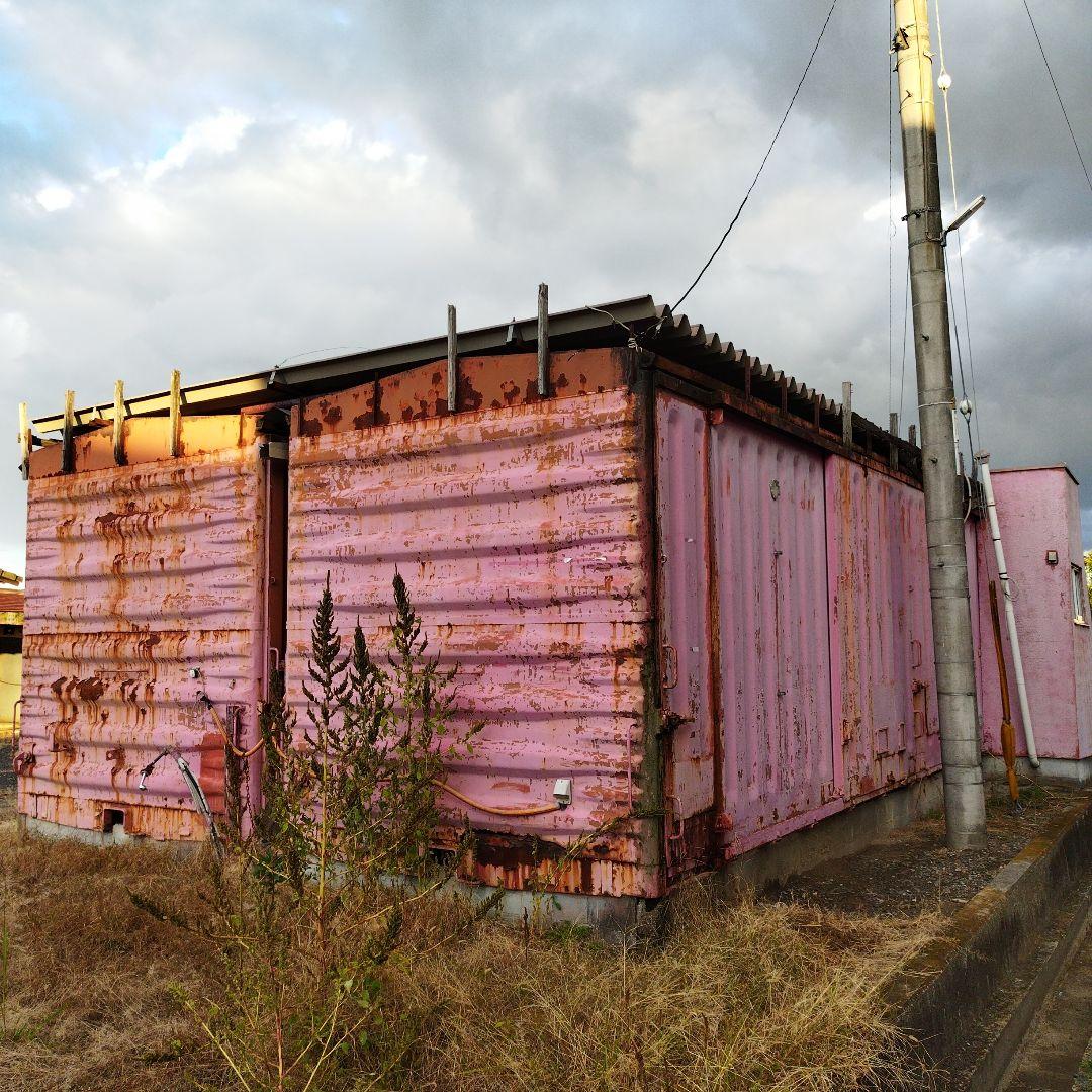 一両　海上コンテナ　コンテナ　プレハブ　ワムハチ　貨車　ジャンクガーデン