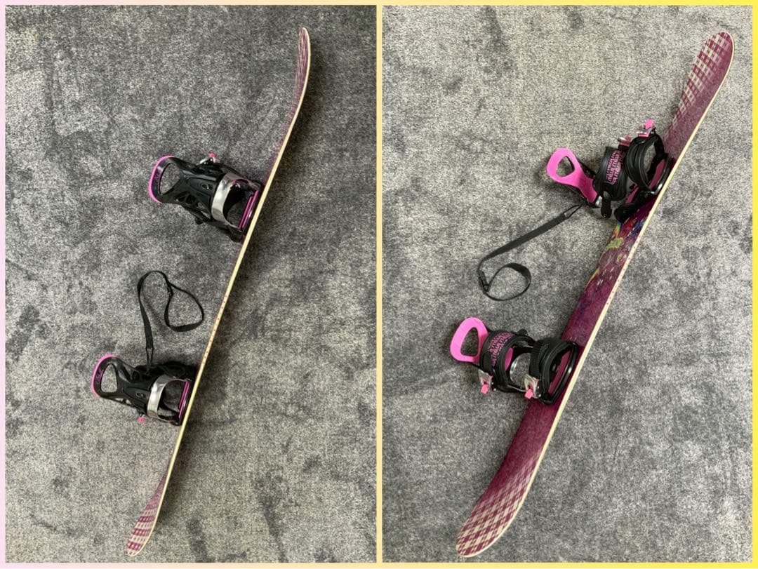 HEAD スノーボード 142cm ビンディング付き　女性用