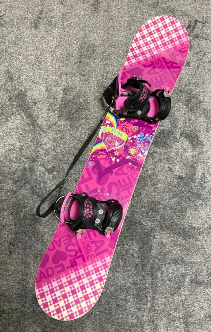 HEAD スノーボード 142cm ビンディング付き　女性用