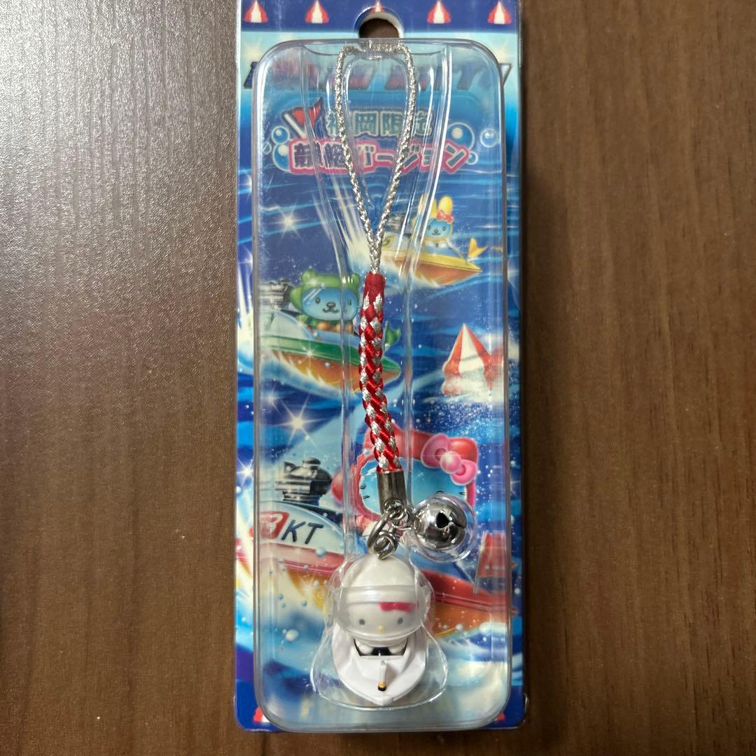 ご当地キティ 福岡限定 競艇バージョン・根付け ストラップ 6艇セット♪
