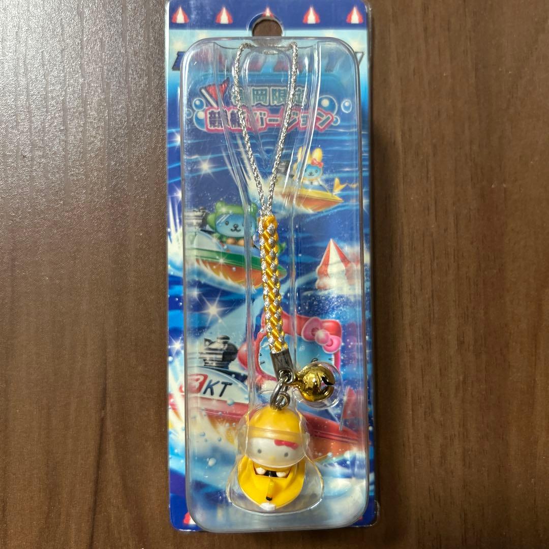 ご当地キティ 福岡限定 競艇バージョン・根付け ストラップ 6艇セット♪