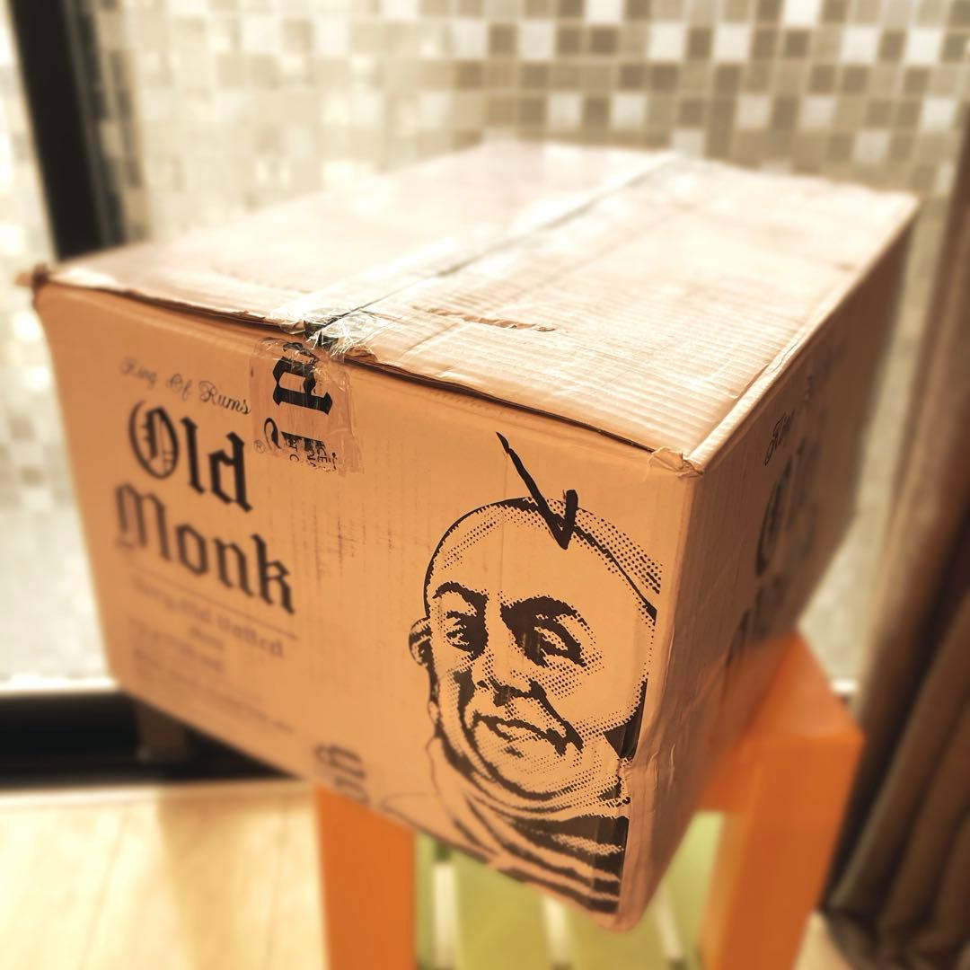 【12本ケース販売】オールドモンク 7年 750ml ラム酒（未開栓）