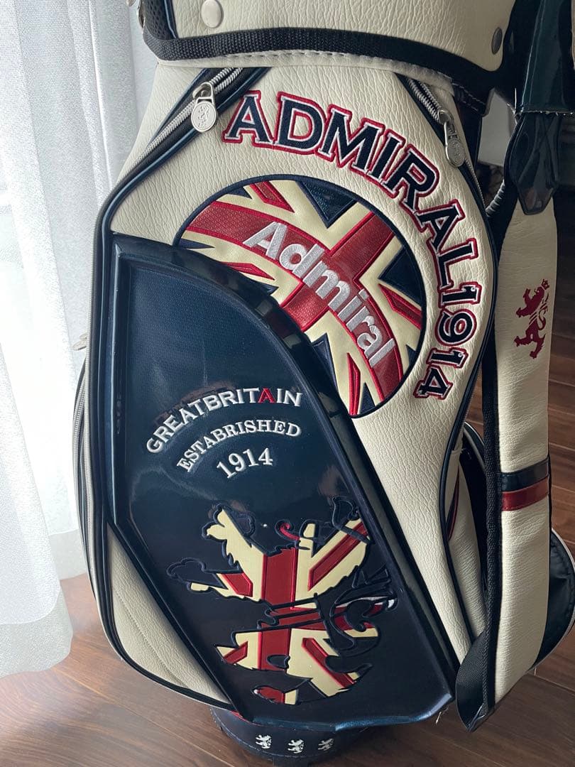しまじろうさま専用⭐︎Admiral キャディバッグ ユニオンジャックデザイン