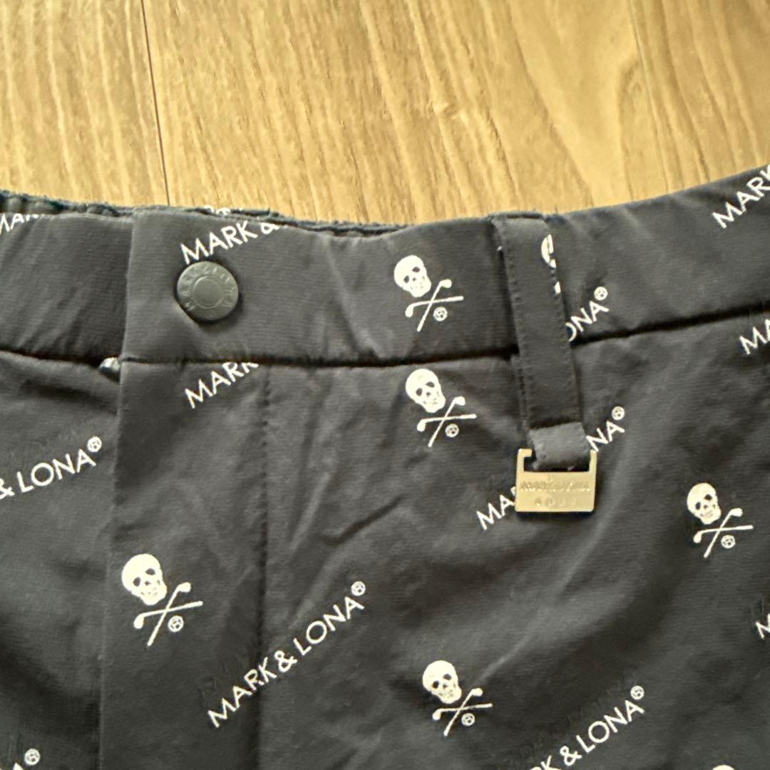MARK & LONA スカルプリント ゴルフパンツ