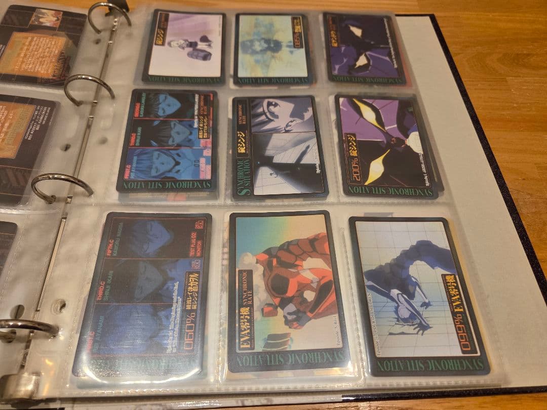 エヴァンゲリオンカードアマダカードコンプリート100枚アルバム付き