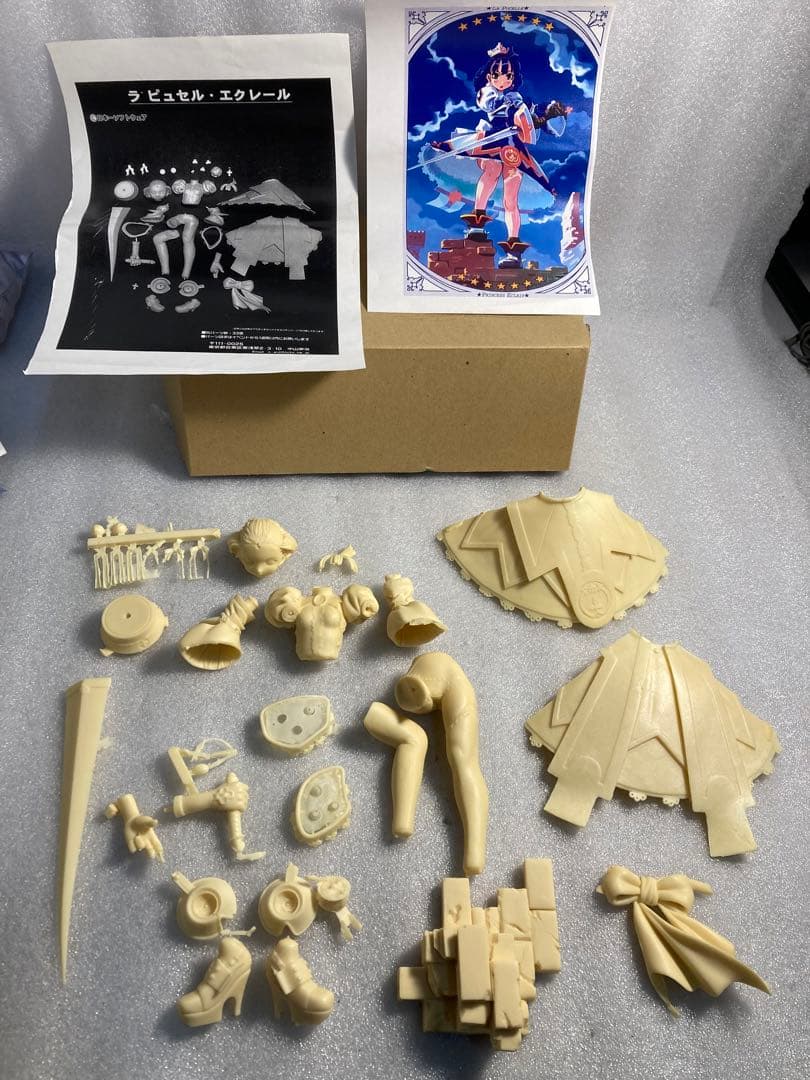 F03）鉄虎竜　ラ・ピュセル　エクレール　ガレージキット　WF