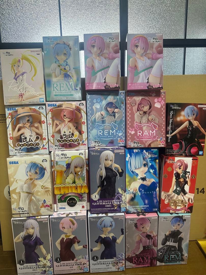 Re:ゼロフィギュア　レム　ラム　まとめ売り19点