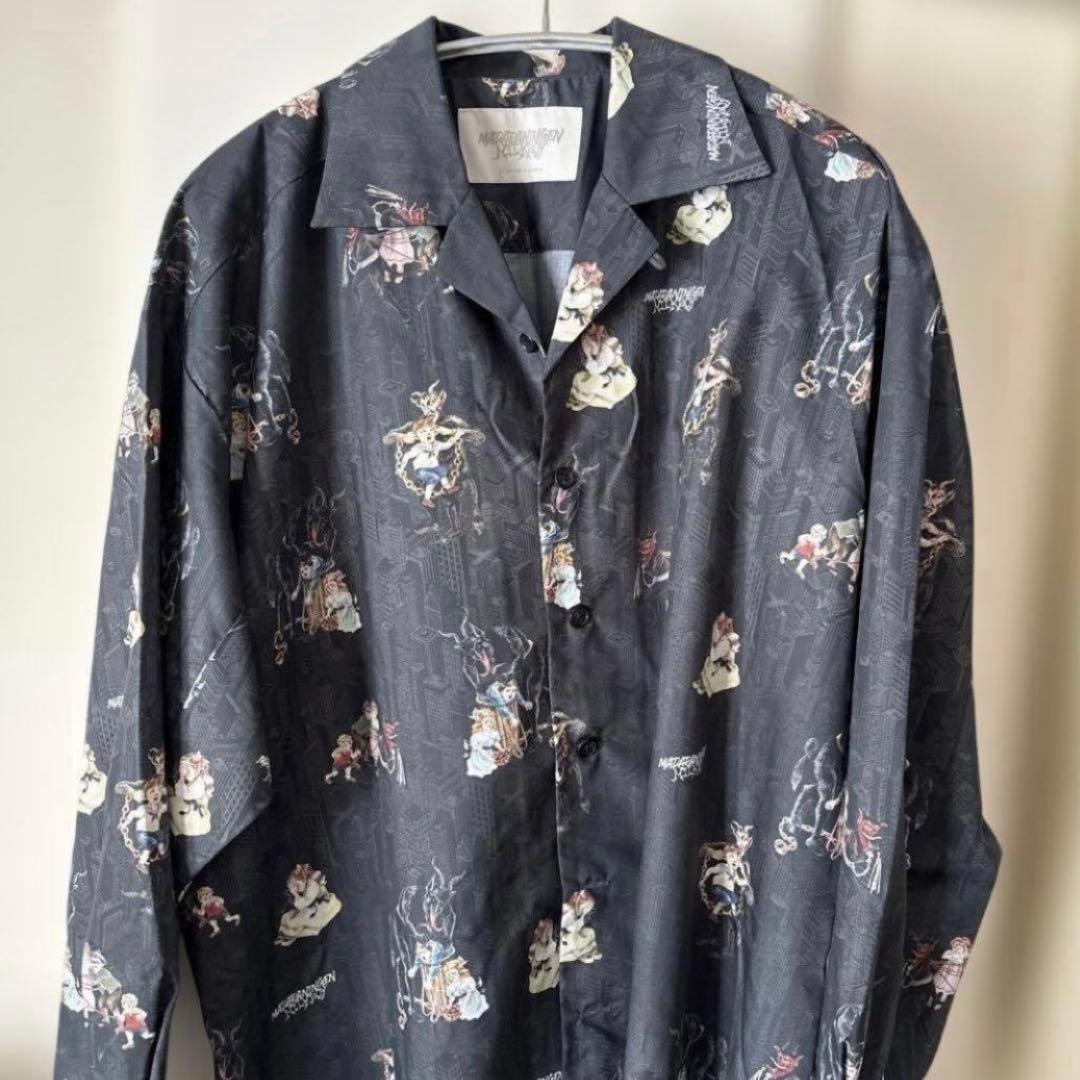 マダラニンゲン ミルクボーイ 悪魔柄 シャツ 京