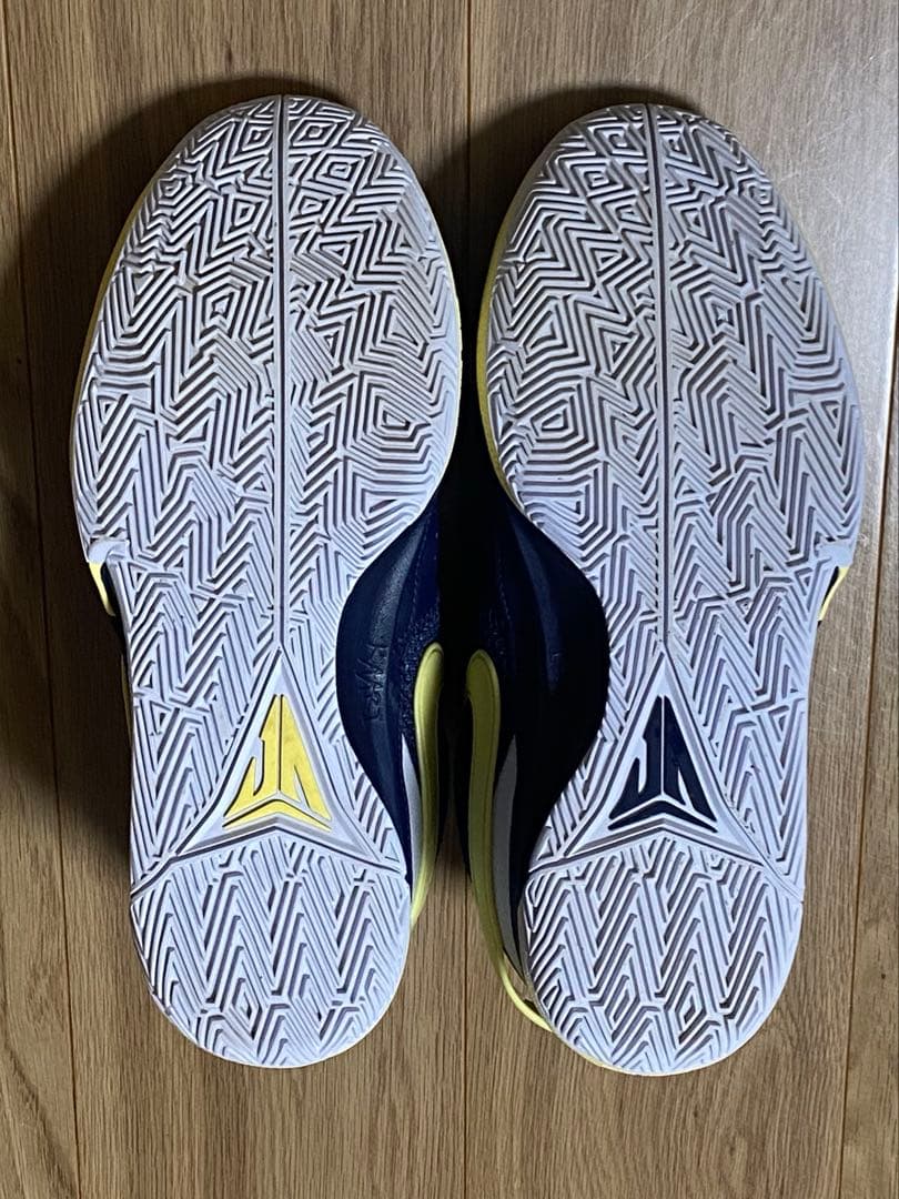 JA 1 Nike バスケットボールシューズ ネイビー/イエロー