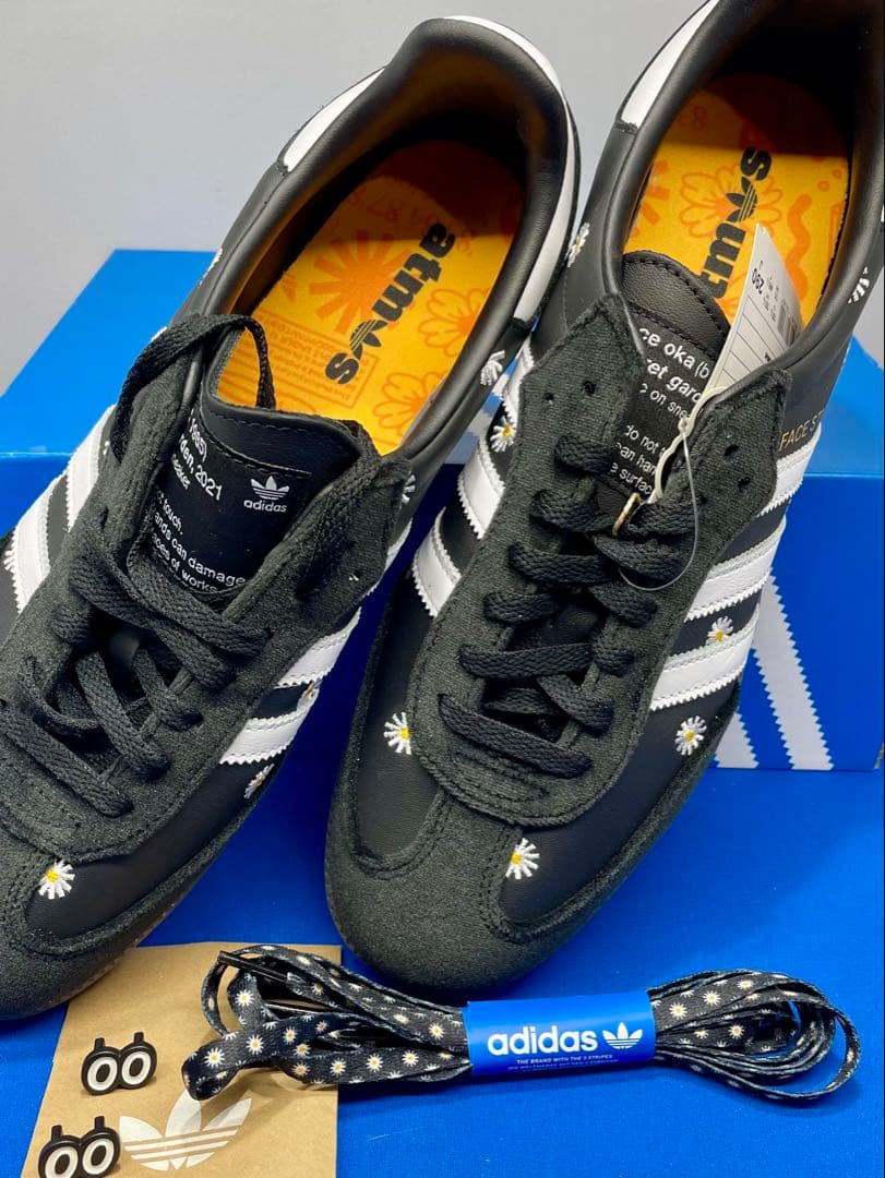 adidas FACE STUDIO シューズ 黒/白 花柄