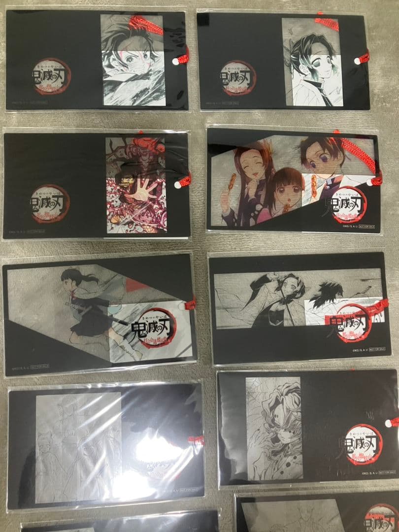 鬼滅の刃　しおり風クリアカード　アイキャッチクリアカード19種　まとめ売りセット