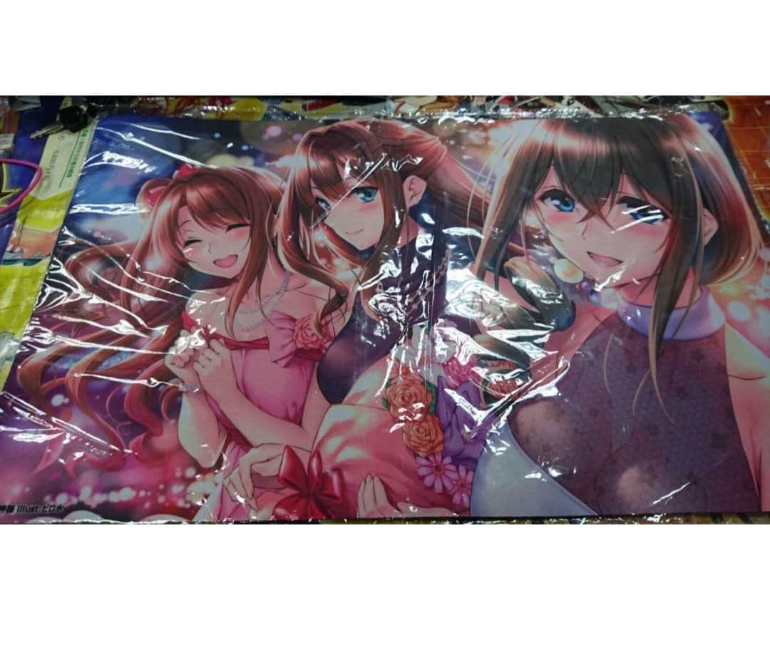 COMIC1 12　プレイマット　混沌の女神様　文香＆凛＆卯月 新品 未開封