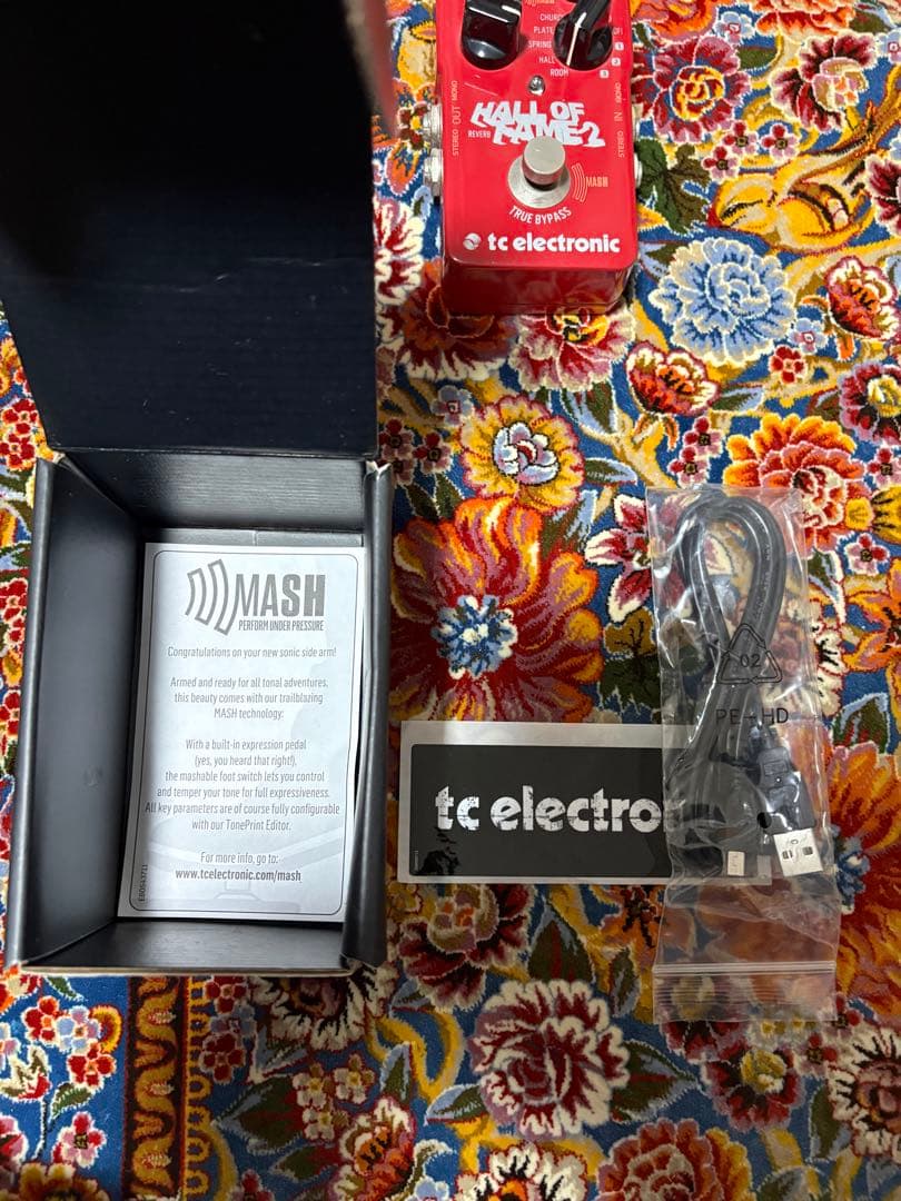 美品！tc electronic HALL OF FAME 2 付属ケーブル、箱