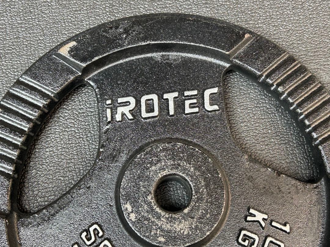 アイロテック　バーベルプレート　10キロ　2枚セット