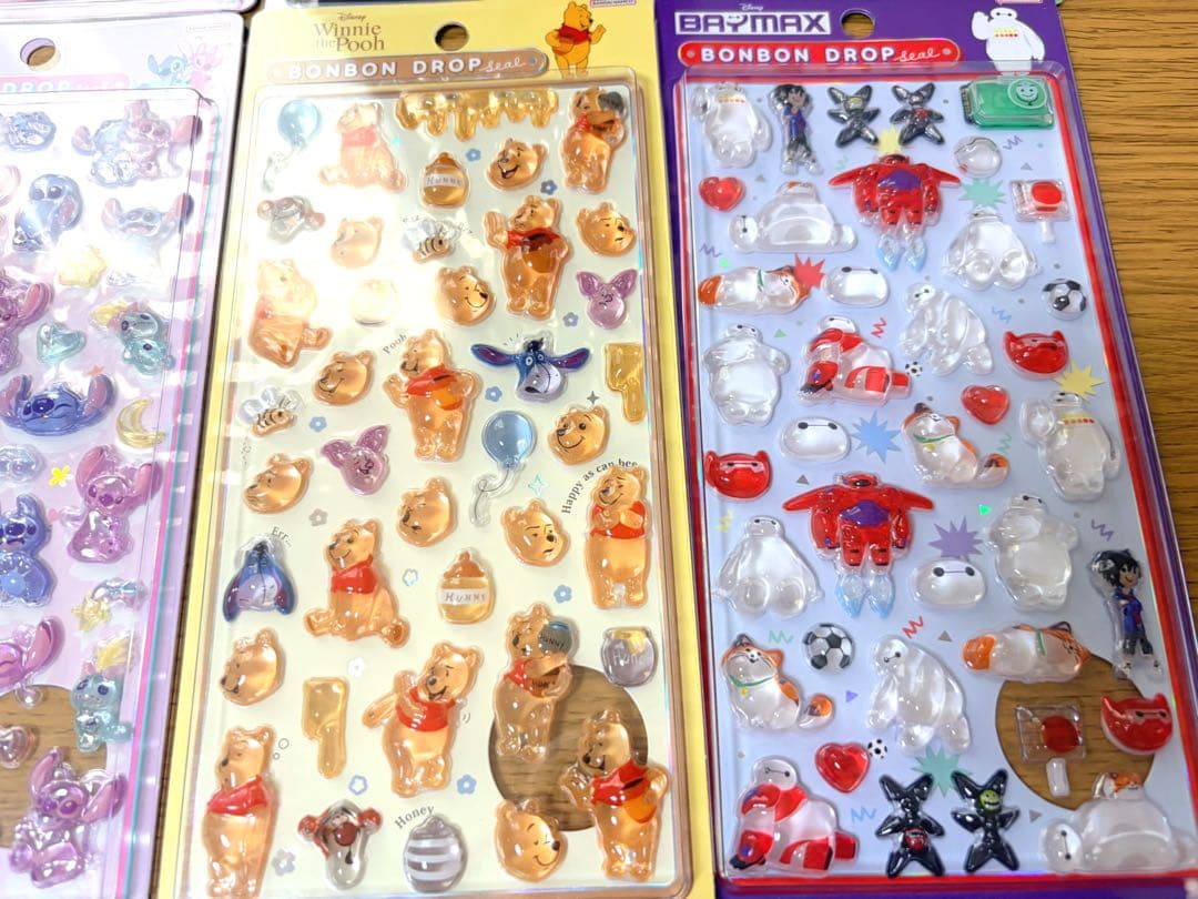 正規品 ボンボンドロップシール ディズニー 8種類