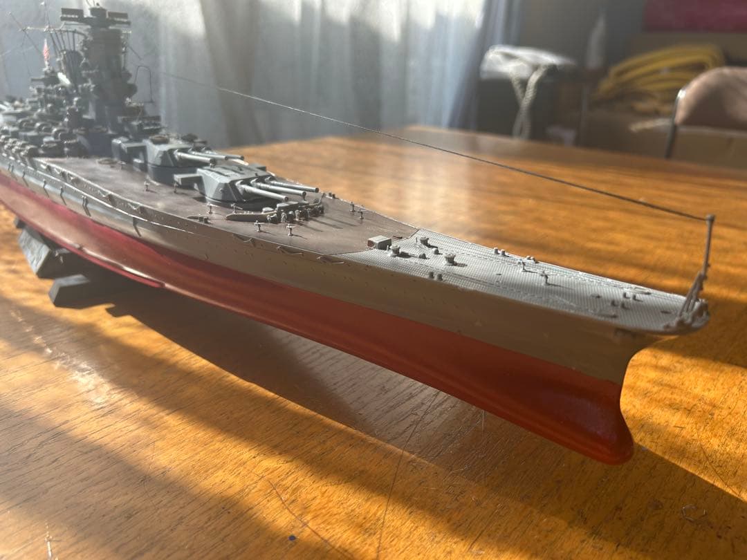 (超精密製作)男達の戦艦大和最終型 サイズ1/350完成品(送料込み)販売です。