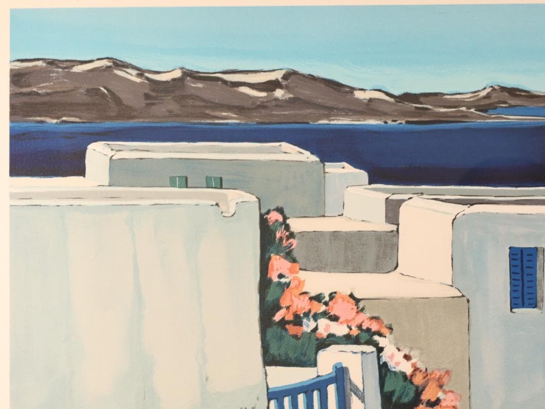 BK293 ジャン・クロード・キリチ 「ミコノス島の花と光 」 76/250