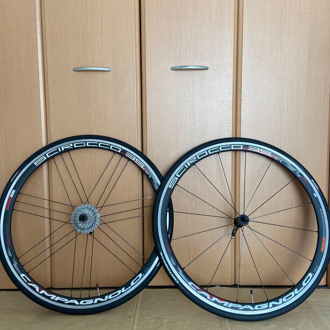 CAMPAGNOLO SCIROCCO35mm ホイールセット タイヤスプロケ付