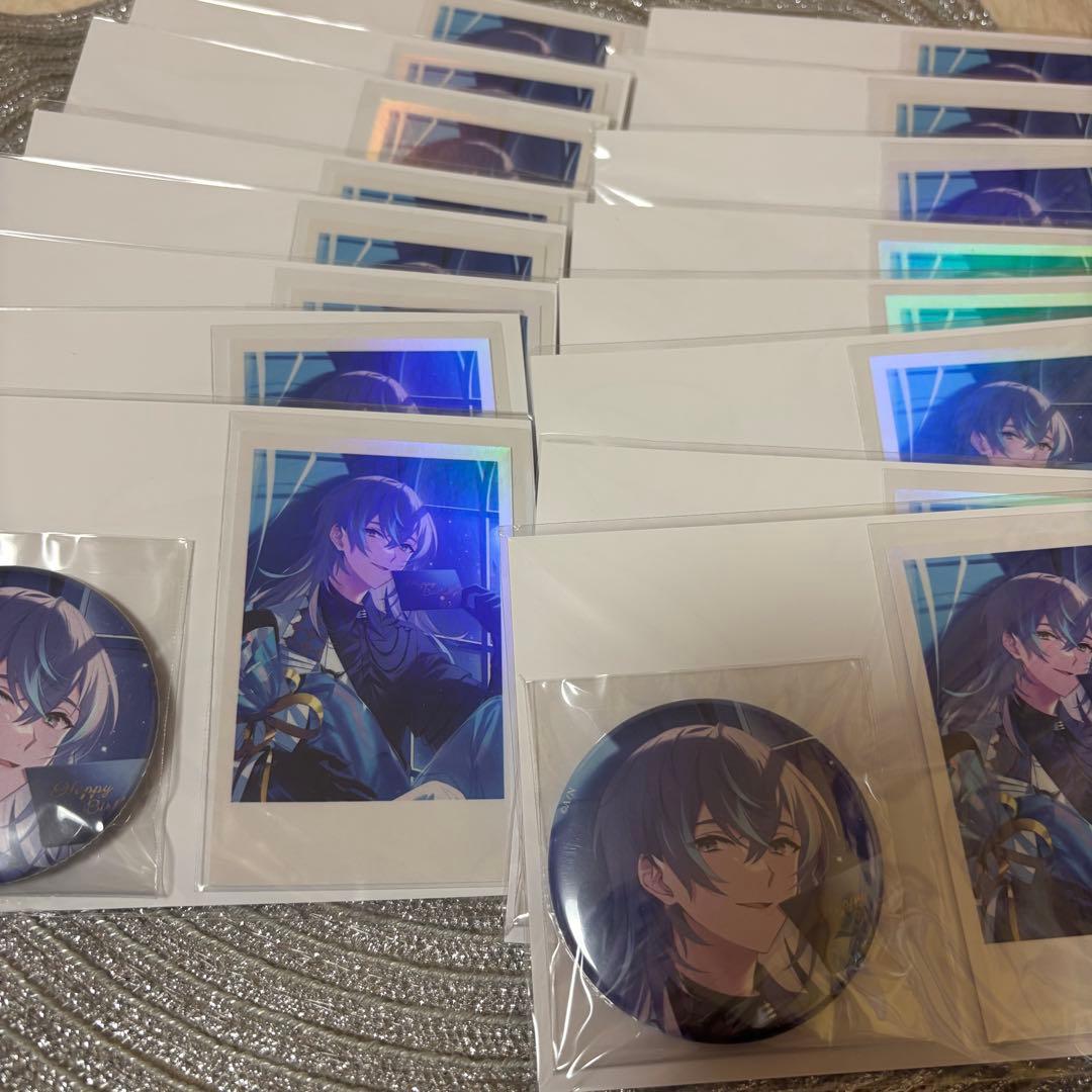 にじさんじ 星導ショウ 誕生日 缶バッジ チェキ風カード2024 未開封 16点