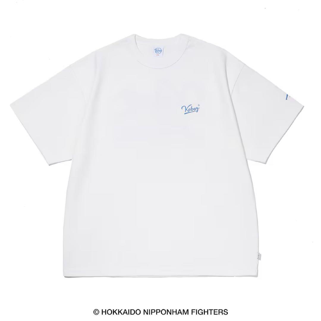 KEBOZ ファイターズ ESCON SS TEE Tシャツ ホワイト 2XL