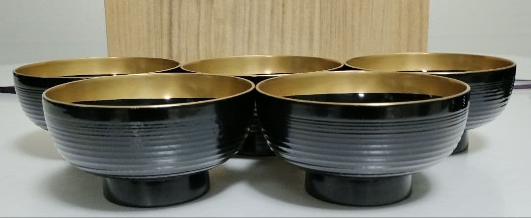 輪島塗　雪月花蒔絵　煮物椀　作家もの