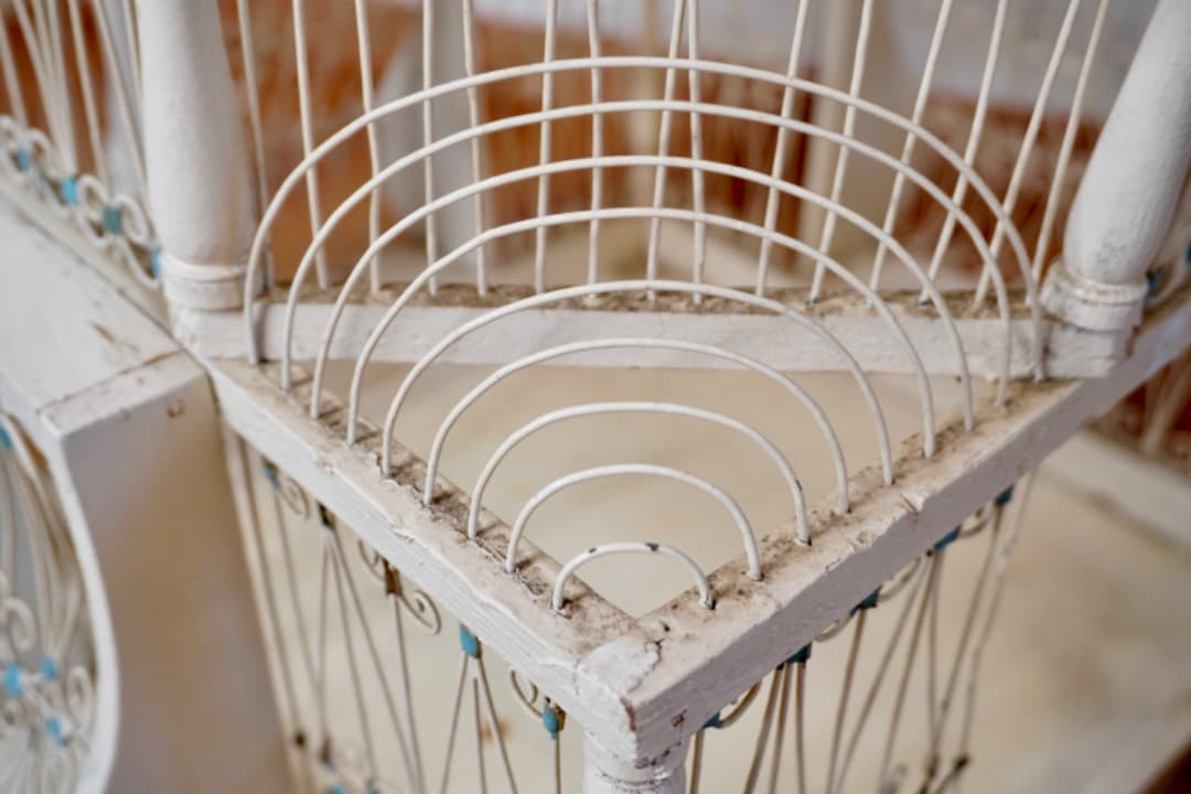 ヴィンテージ 特大鳥かご 高さ1m バードケージ