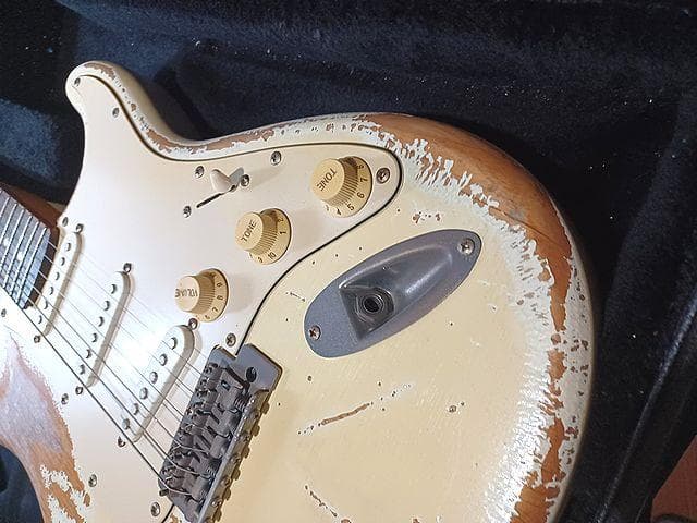 ◆ CustomElectr Relic OlympicWhiteStrato◆