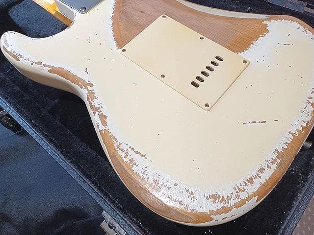 ◆ CustomElectr Relic OlympicWhiteStrato◆