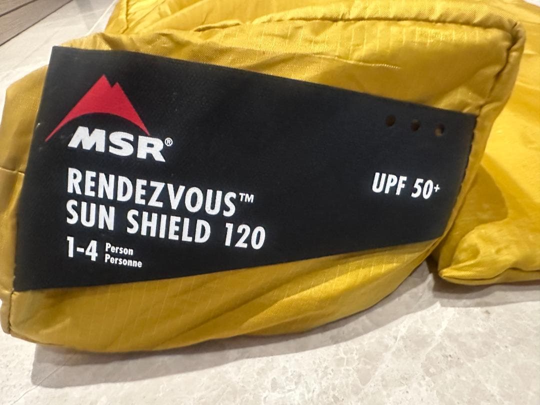 【正規品】MSR エムエスアール ランデブーサンシールド120 ウィングタープ