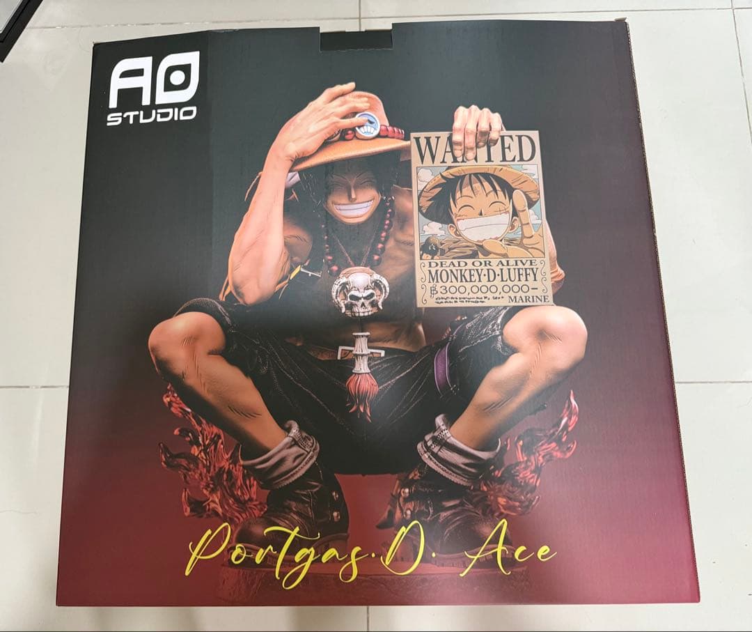 【ワンピース】エース ガレージキットフィギュア 1/3超特大56cm！