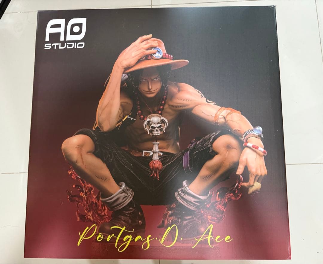 【ワンピース】エース ガレージキットフィギュア 1/3超特大56cm！