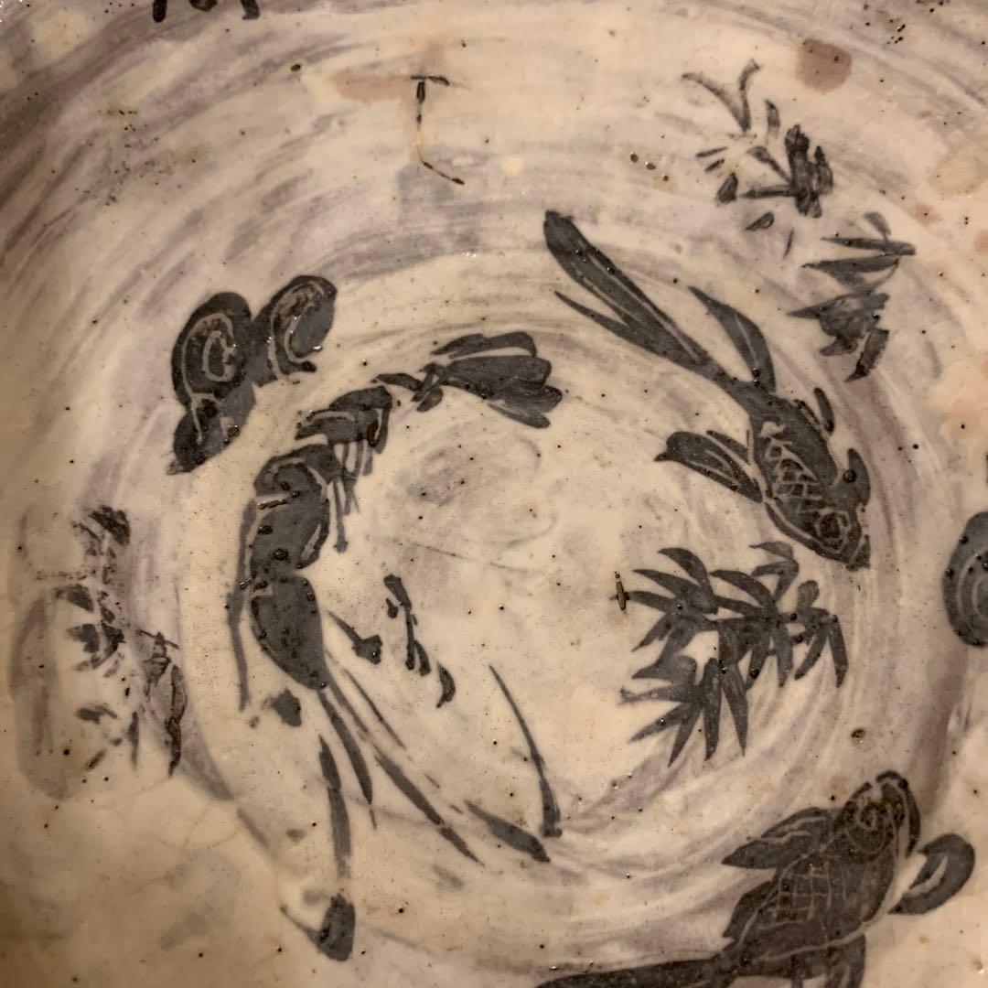 尾形乾山 乾山省 伝世皿 アンティーク 时代箱 191