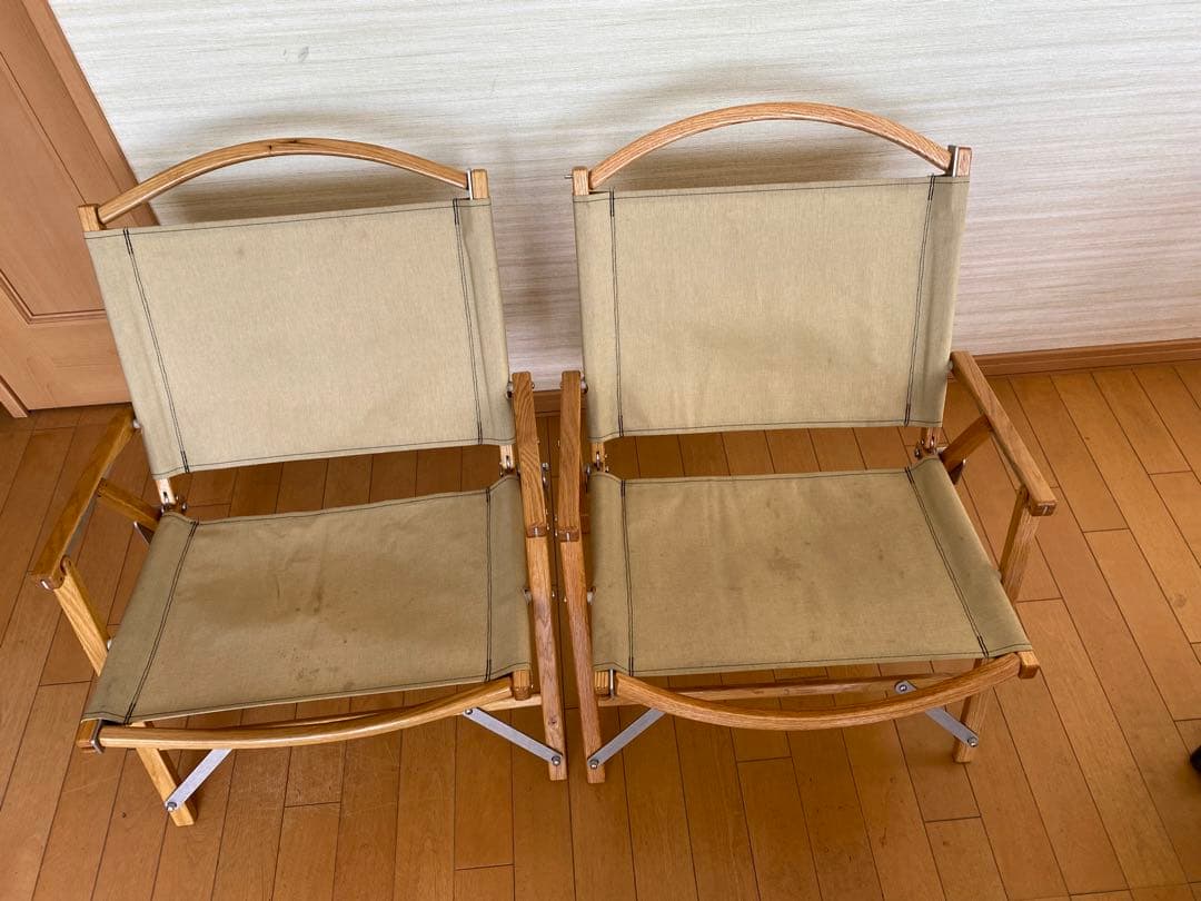 カーミットチェア　タン　2脚セット