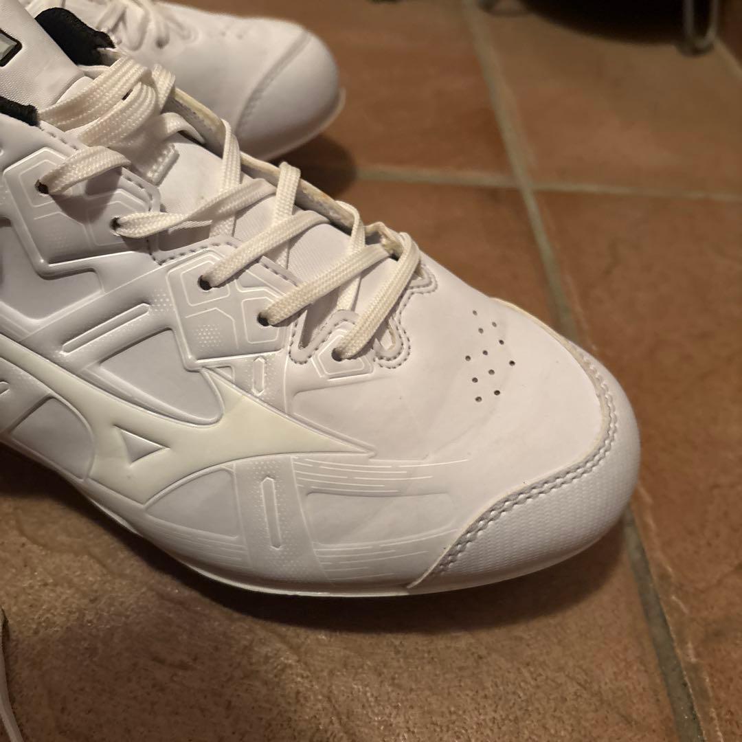 Mizuno ホワイト　スパイク 27.0cm 野球　ミズノ