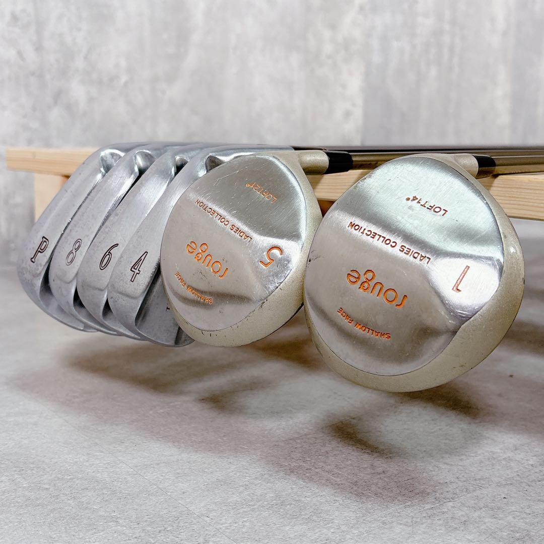 T215 rouge 他 ゴルフクラブ レディース セット 練習 初心者 L