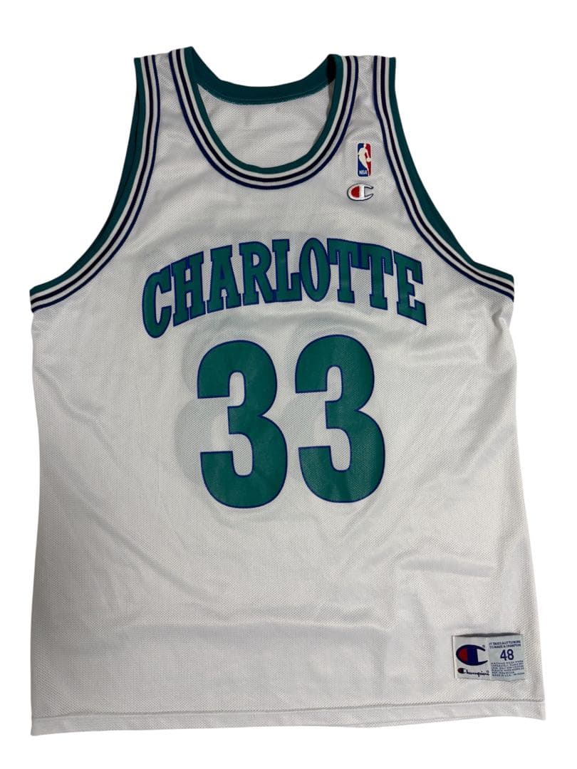 ビンテージ 90s NBAホーネッツアロンゾモーニング ユニフォーム