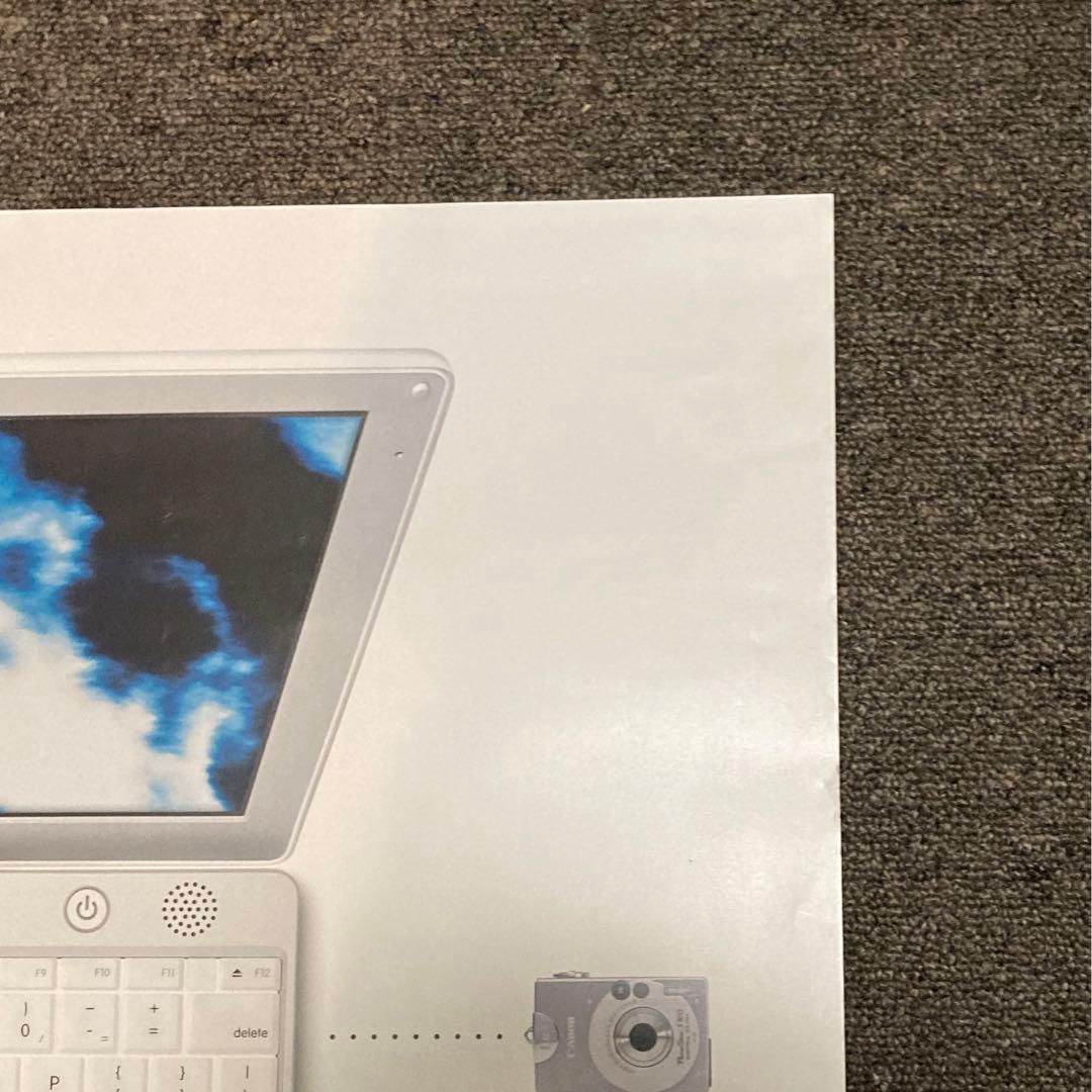 【apple】 2001年製　当時物　ポスター　iBook