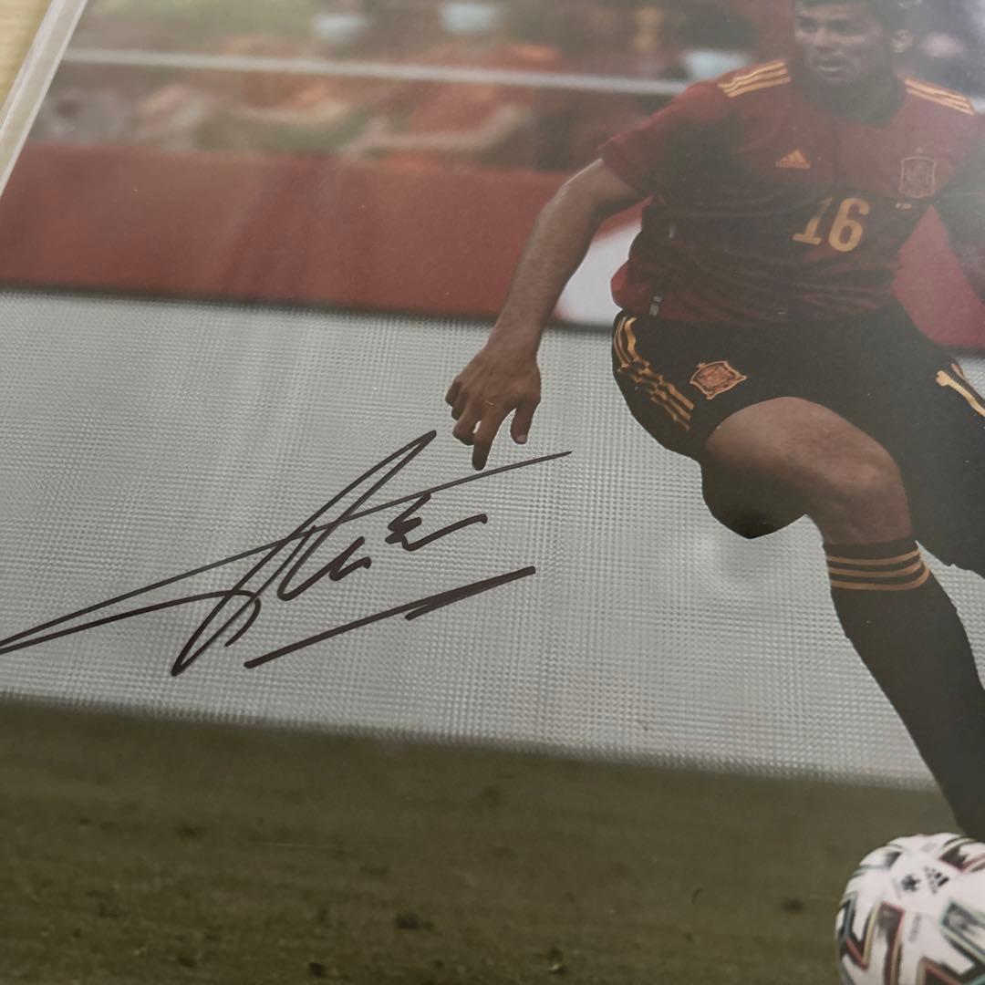 EURO  ロドリ スペイン代表  直筆サイン入りフォト 証明書付き Rodri