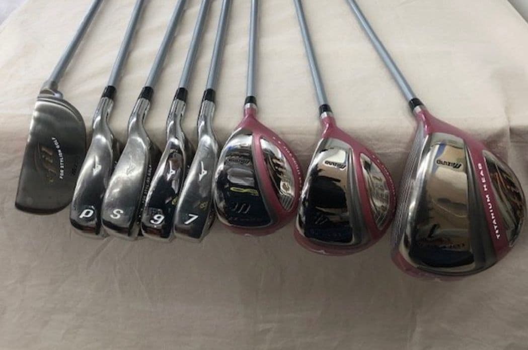 良品 ミズノ efil エフィル レディースクラブセット 8本 初心者 女性L